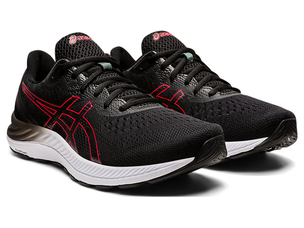 Asics Gel-Excite 8 Vychadzkove Topanky Panske Čierne Červené | 0173-QVRUZ