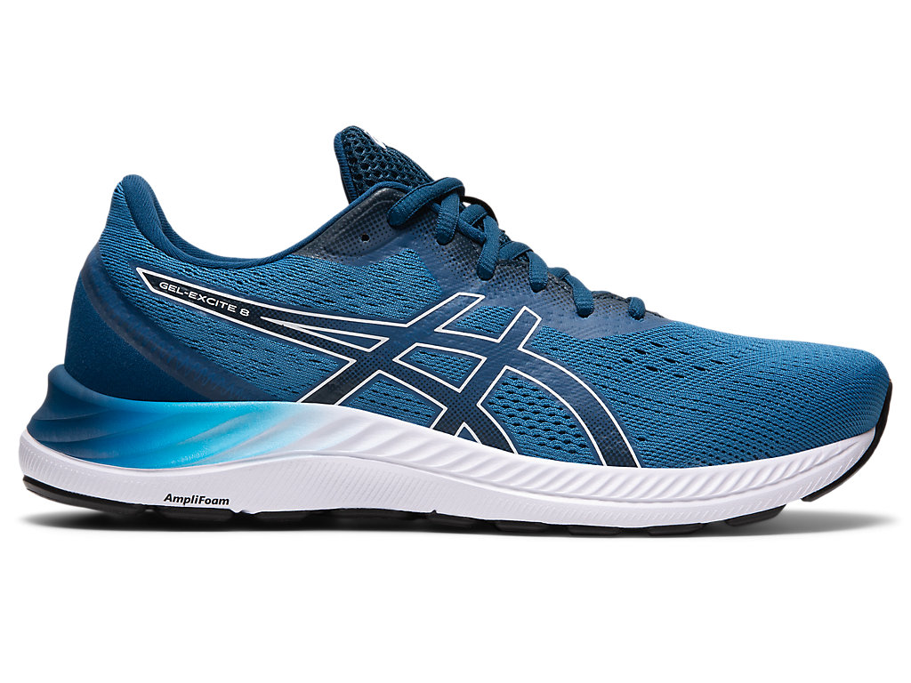 Asics Gel-Excite 8 Vychadzkove Topanky Panske Modre Biele | 7813-KFAZI