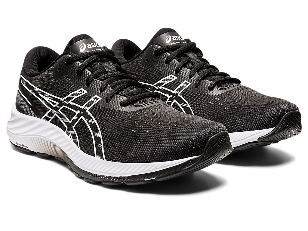 Asics Gel-Excite 9 Extra Siroke Topanky Vychadzkove Topanky Panske Čierne Biele | 4205-NVZCH