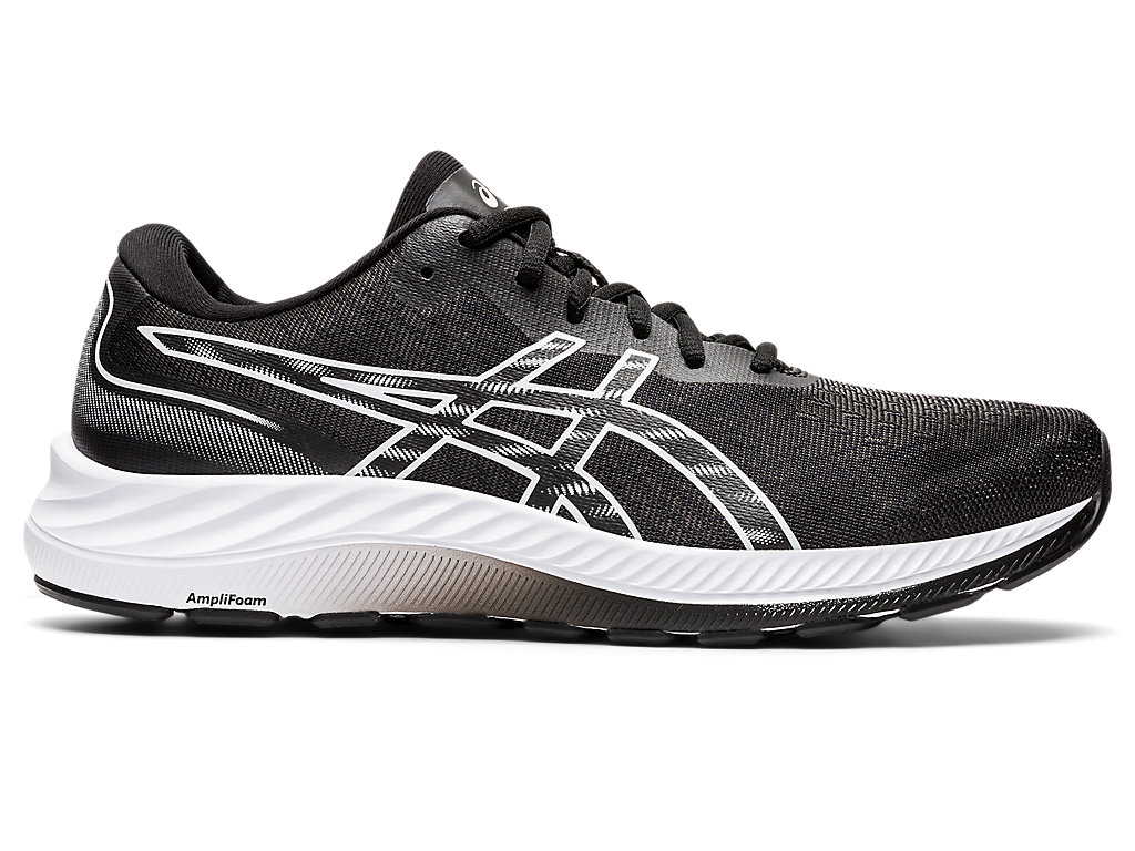 Asics Gel-Excite 9 Extra Siroke Topanky Vychadzkove Topanky Panske Čierne Biele | 4205-NVZCH