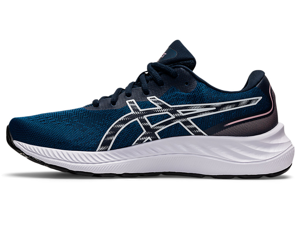 Asics Gel-Excite 9 Siroke Topanky Vychadzkove Topanky Damske Modre Biele | 2045-QSJPM