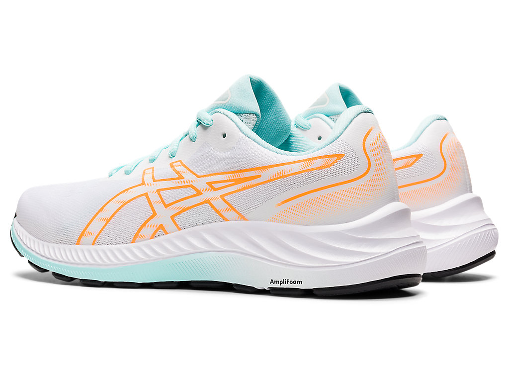 Asics Gel-Excite 9 Vychadzkove Topanky Damske Biele Oranžové | 3724-DAIWZ