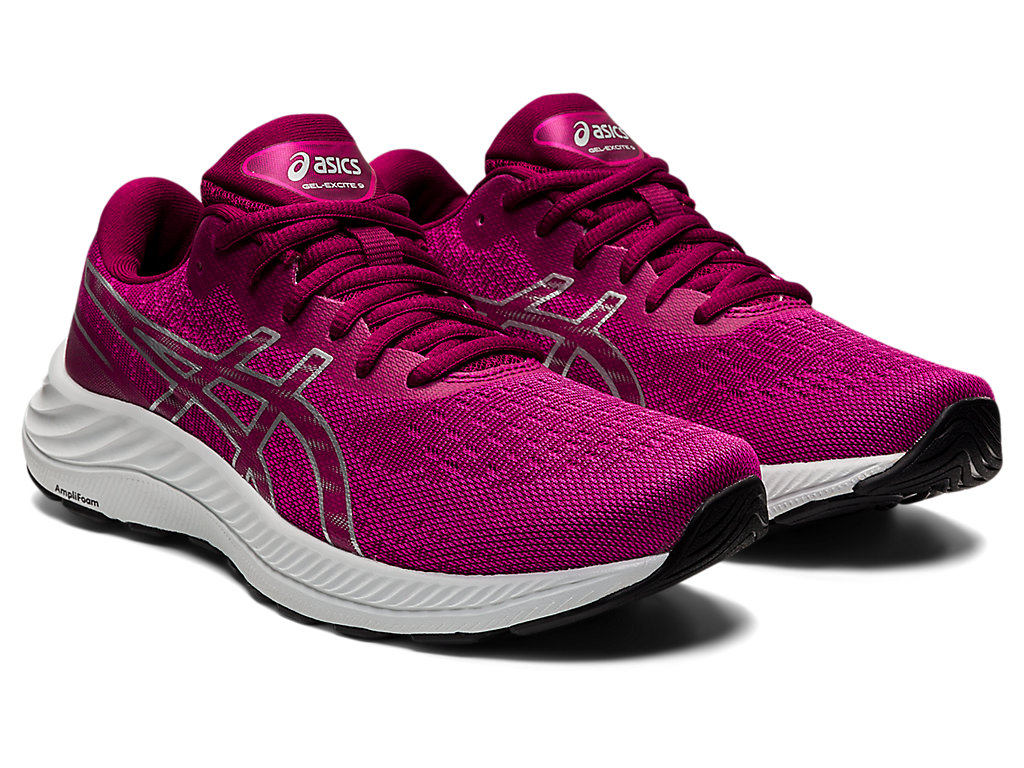 Asics Gel-Excite 9 Vychadzkove Topanky Damske Fuchsie Červené Strieborne | 8309-COTLA