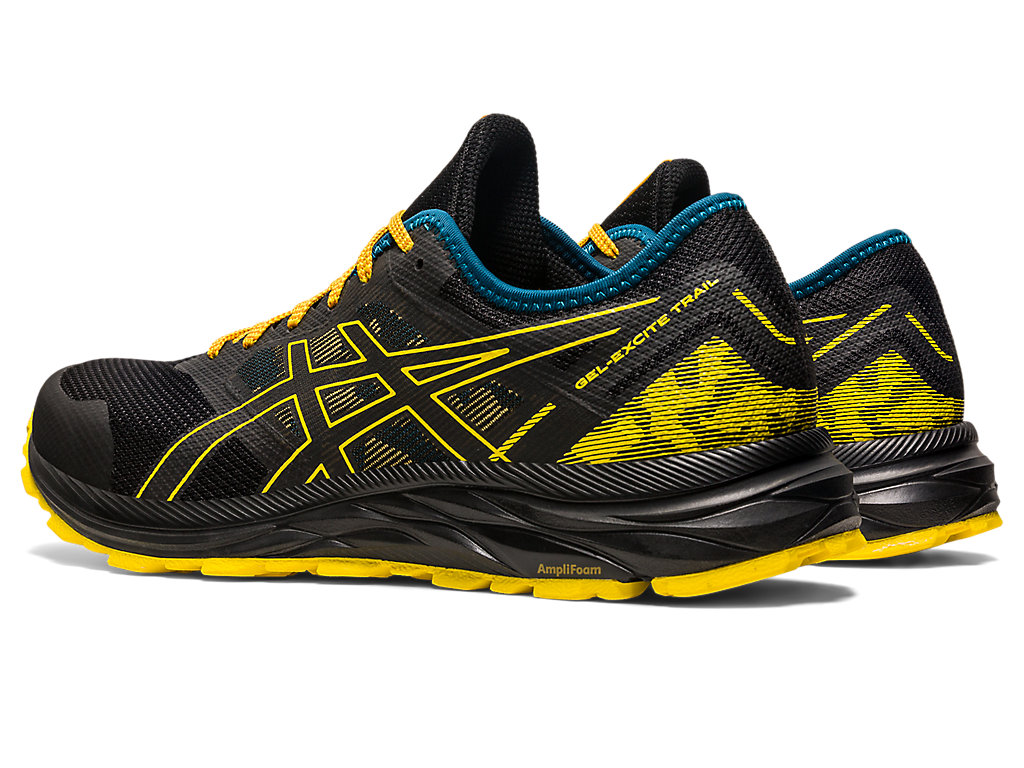 Asics Gel-Excite Trailove Running Shoes Panske Čierne Žlté | 9815-OEBQI