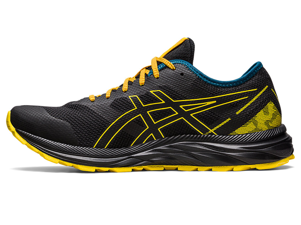 Asics Gel-Excite Trailove Running Shoes Panske Čierne Žlté | 9815-OEBQI