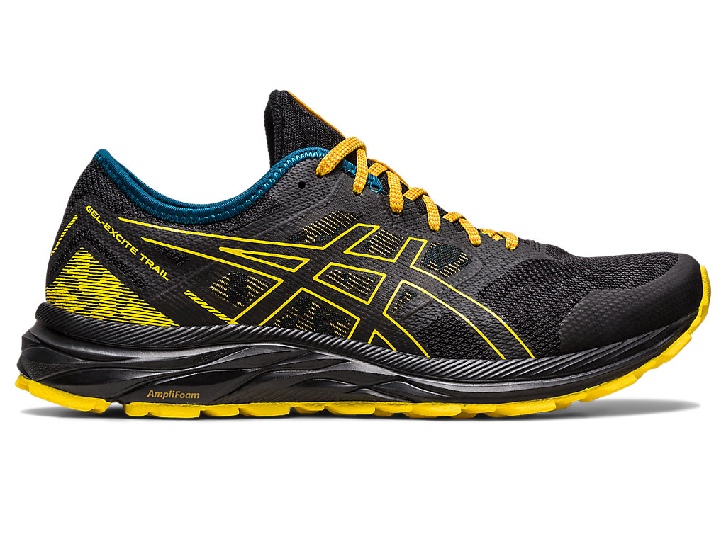 Asics Gel-Excite Trailove Running Shoes Panske Čierne Žlté | 9815-OEBQI