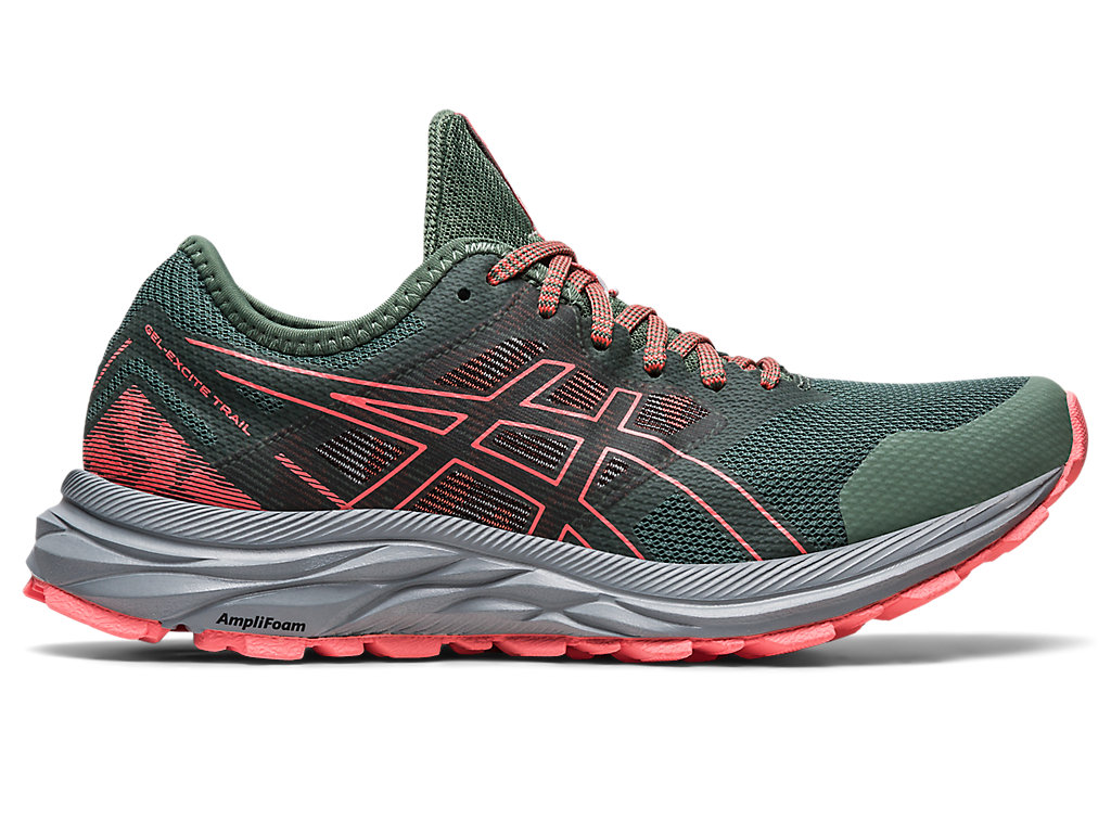 Asics Gel-Excite Trailove Trailove Bezecke Tenisky Damske Tmavo Zelene | 9274-BXZTW