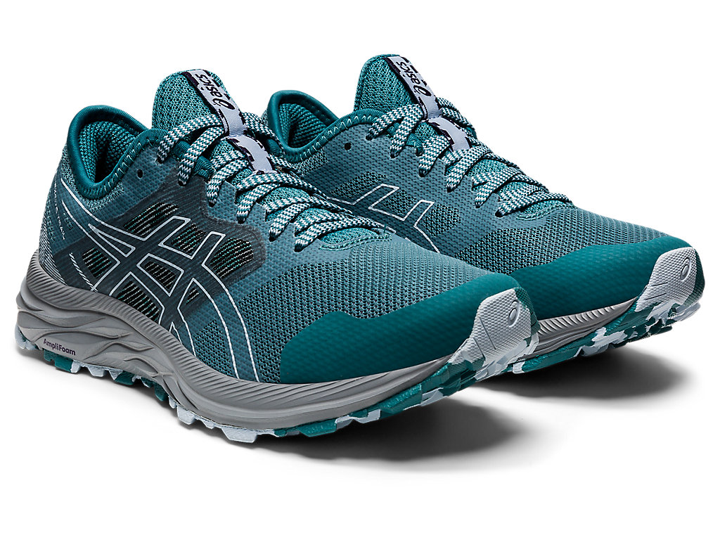 Asics Gel-Excite Trailove Vychadzkove Topanky Damske Tmavo Zelene Modre | 2358-ZWNUI