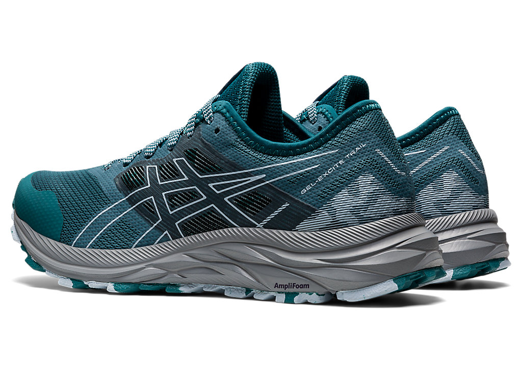 Asics Gel-Excite Trailove Vychadzkove Topanky Damske Tmavo Zelene Modre | 2358-ZWNUI