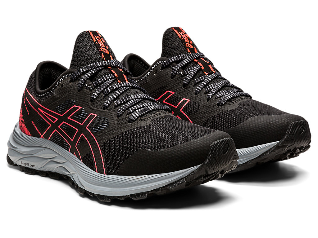 Asics Gel-Excite Trailove Vychadzkove Topanky Damske Čierne Koralove | 7198-XCHSB