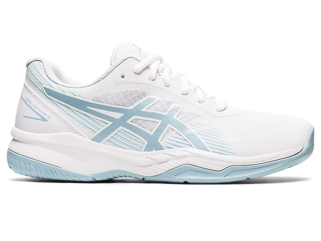 Asics Gel-Game 8 Tenisove Tenisky Damske Biele Modre | 5048-ITPKH