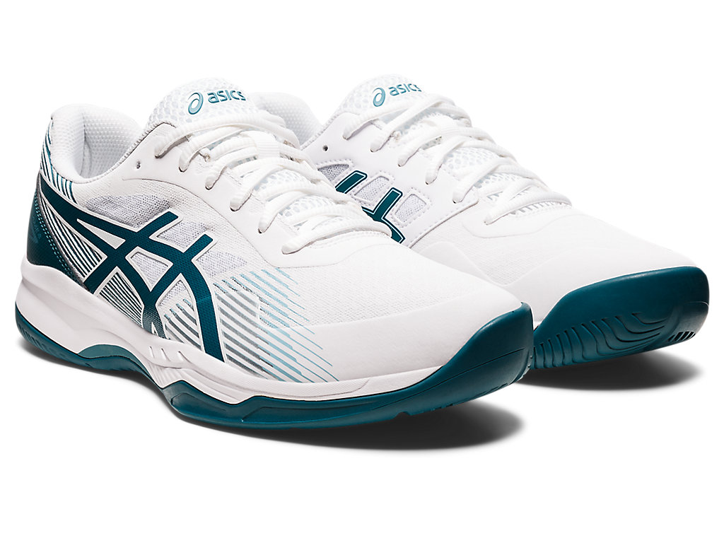 Asics Gel-Game 8 Tenisove Tenisky Panske Biele Tmavo Zelene | 3617-ZLJDF