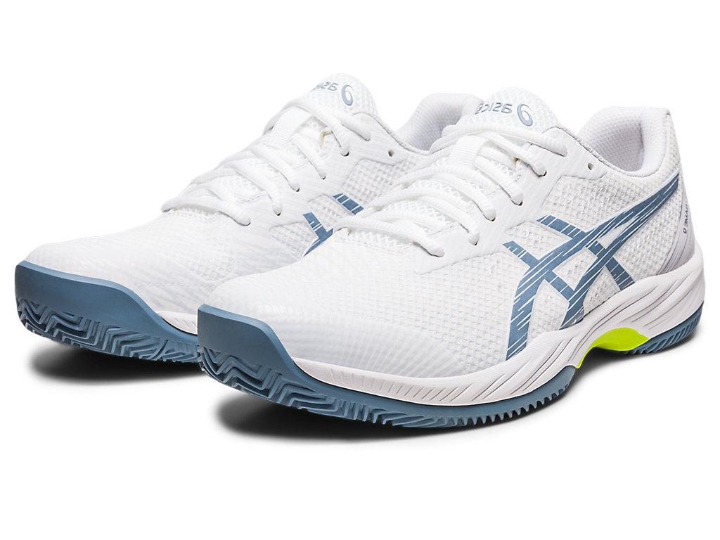 Asics Gel-Game 9 Clay/Oc Tenisove Tenisky Panske Biele Siva Modre | 4375-TMZRE