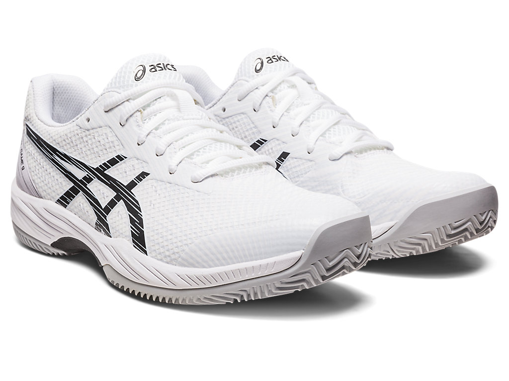 Asics Gel-Game 9 Clay/Oc Tenisove Tenisky Panske Biele Čierne | 5208-MBRHL