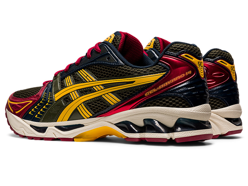 Asics Gel-Kayano 14 Sneakers Damske Olivovo Zelená Oranžové | 0586-WGPTN