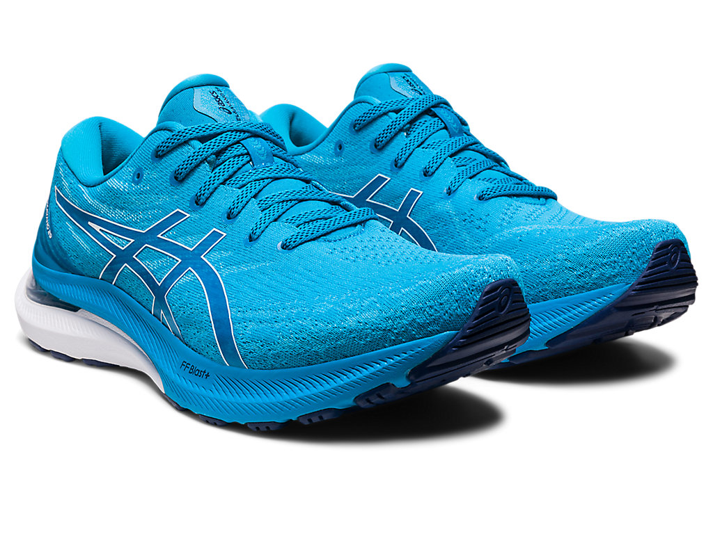 Asics Gel-Kayano 29 Extra Siroke Topanky Running Shoes Panske Modre Biele | 2438-OVXEP