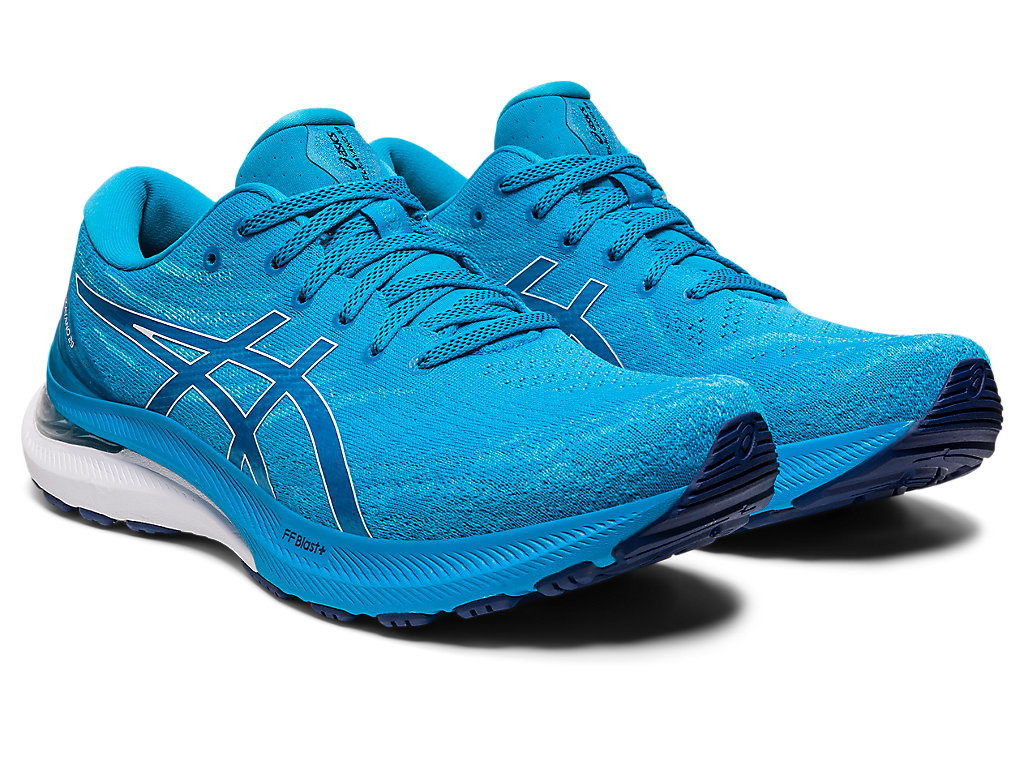 Asics Gel-Kayano 29 Siroke Topanky Running Shoes Panske Modre Biele | 7835-VLUPD