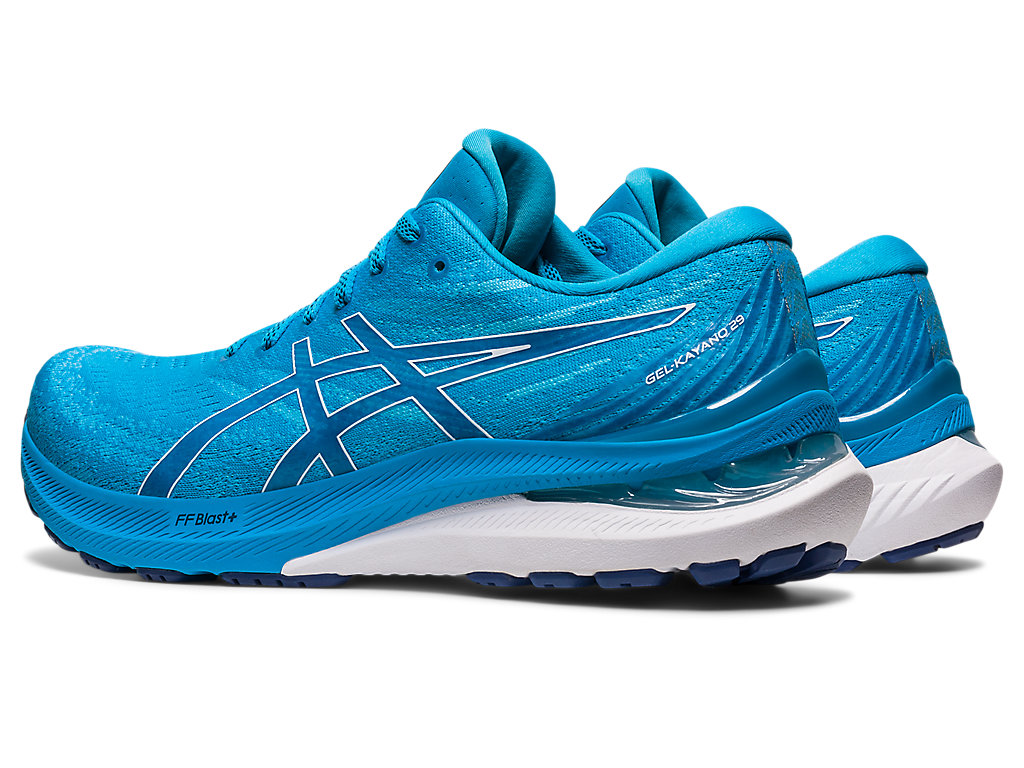 Asics Gel-Kayano 29 Siroke Topanky Running Shoes Panske Modre Biele | 7835-VLUPD