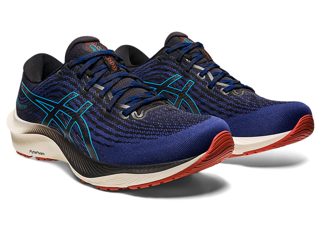 Asics Gel-Kayano Lite 3 Running Shoes Panske Indigo Modre Čierne | 8769-XYPJV