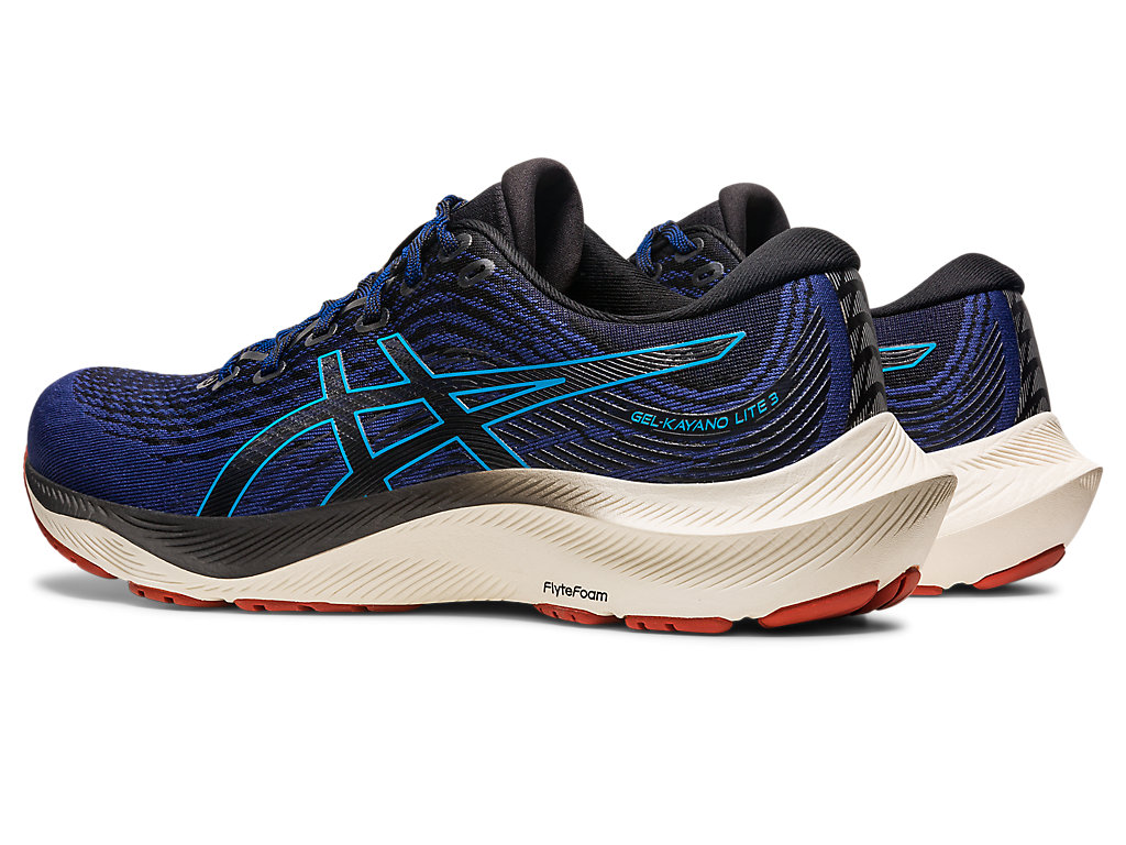 Asics Gel-Kayano Lite 3 Running Shoes Panske Indigo Modre Čierne | 8769-XYPJV