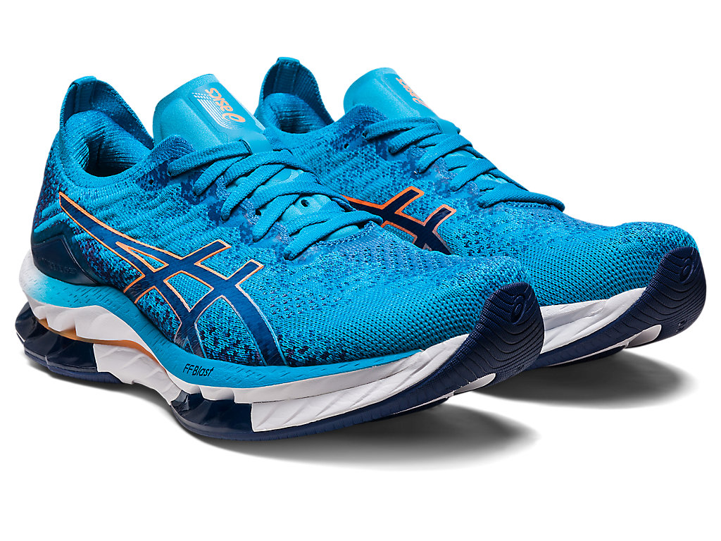 Asics Gel-Kinsei Blast Running Shoes Panske Modre Oranžové Koralove | 5268-RTYIM