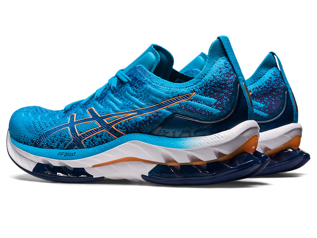 Asics Gel-Kinsei Blast Running Shoes Panske Modre Oranžové Koralove | 5268-RTYIM