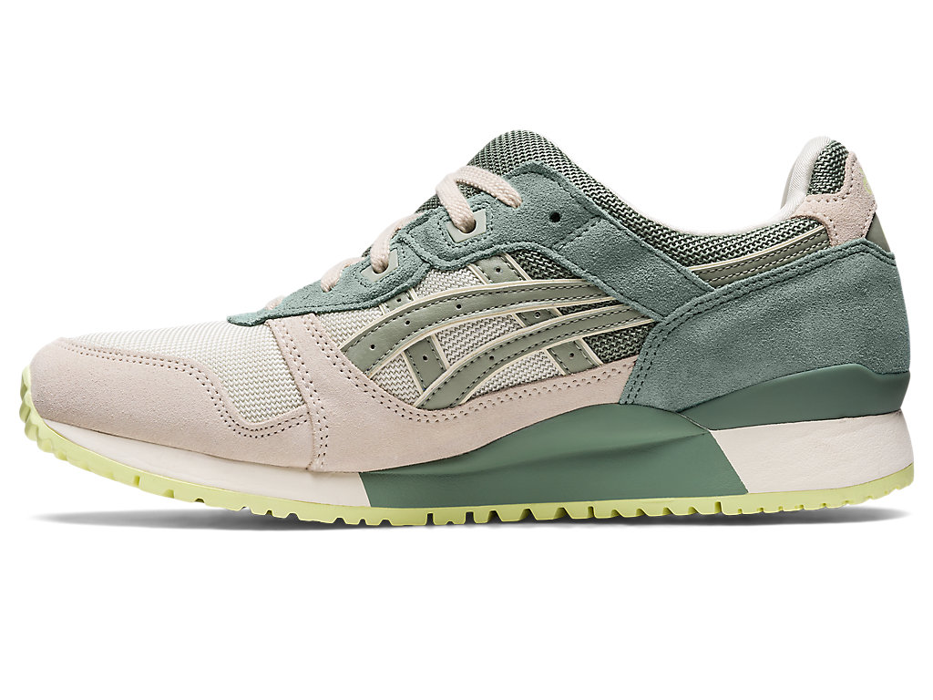 Asics Gel-Lyte Iii Og Sneakers Panske Krém Olivovo Zelená Siva | 7058-XGFSY