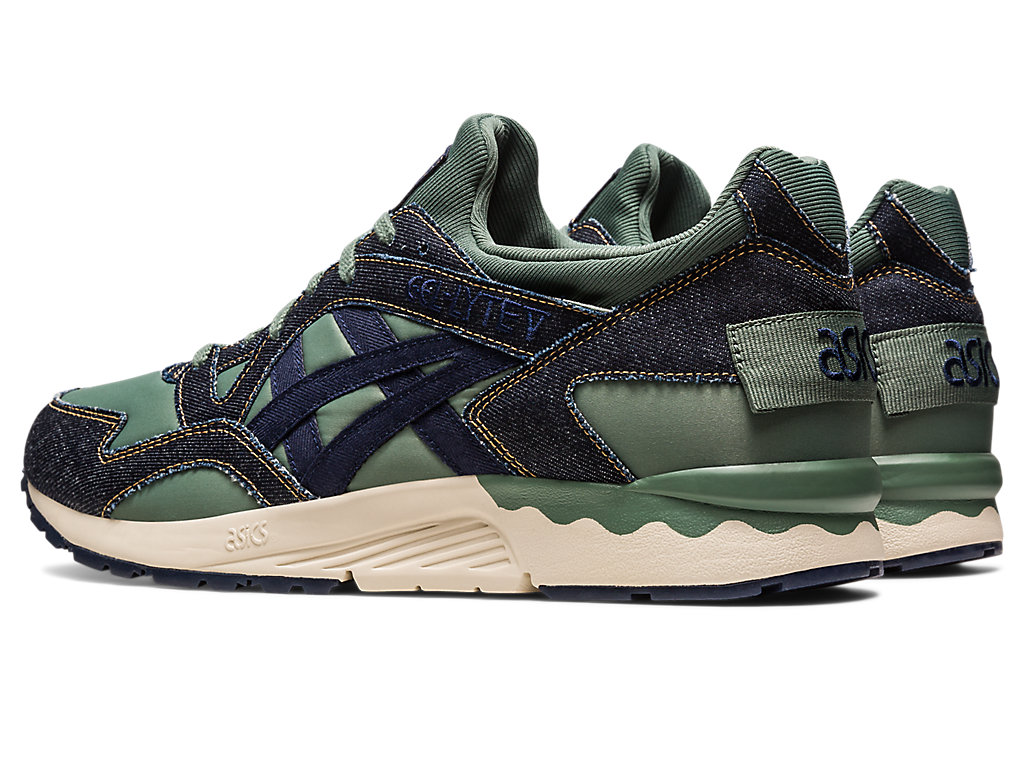 Asics Gel-Lyte V Modern Patchwork Sneakers Panske Tmavo Zelene | 0871-CZYLR