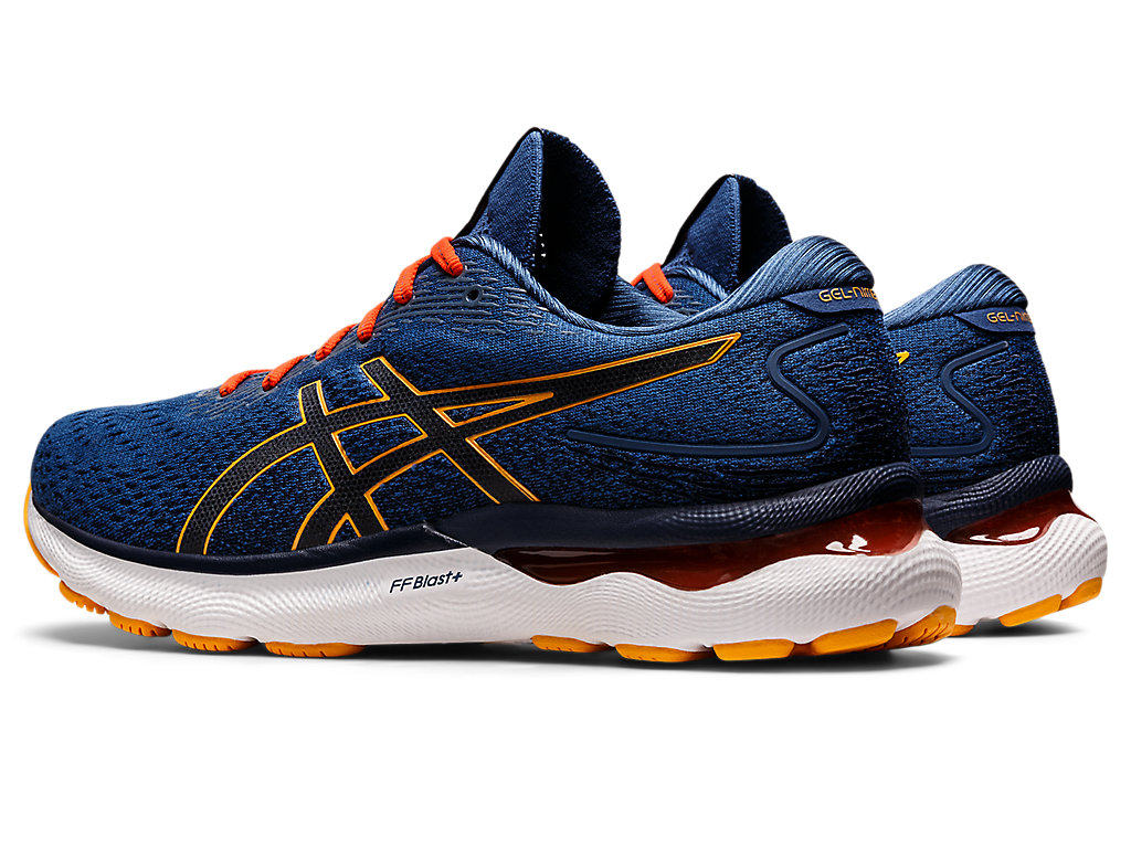 Asics Gel-Nimbus 24 Sneakers Panske Modre Oranžové | 8470-NZRCD