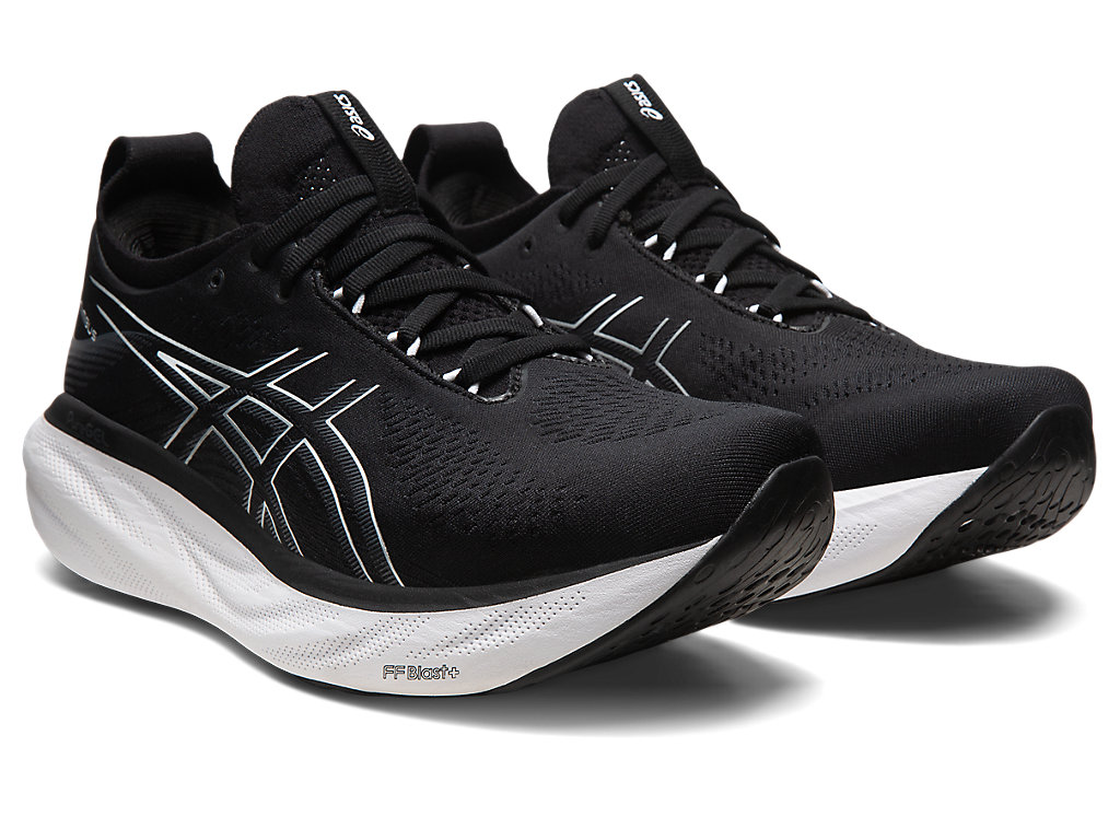 Asics Gel-Nimbus 25 Extra Siroke Topanky Running Shoes Panske Čierne Strieborne | 6728-ACOPI