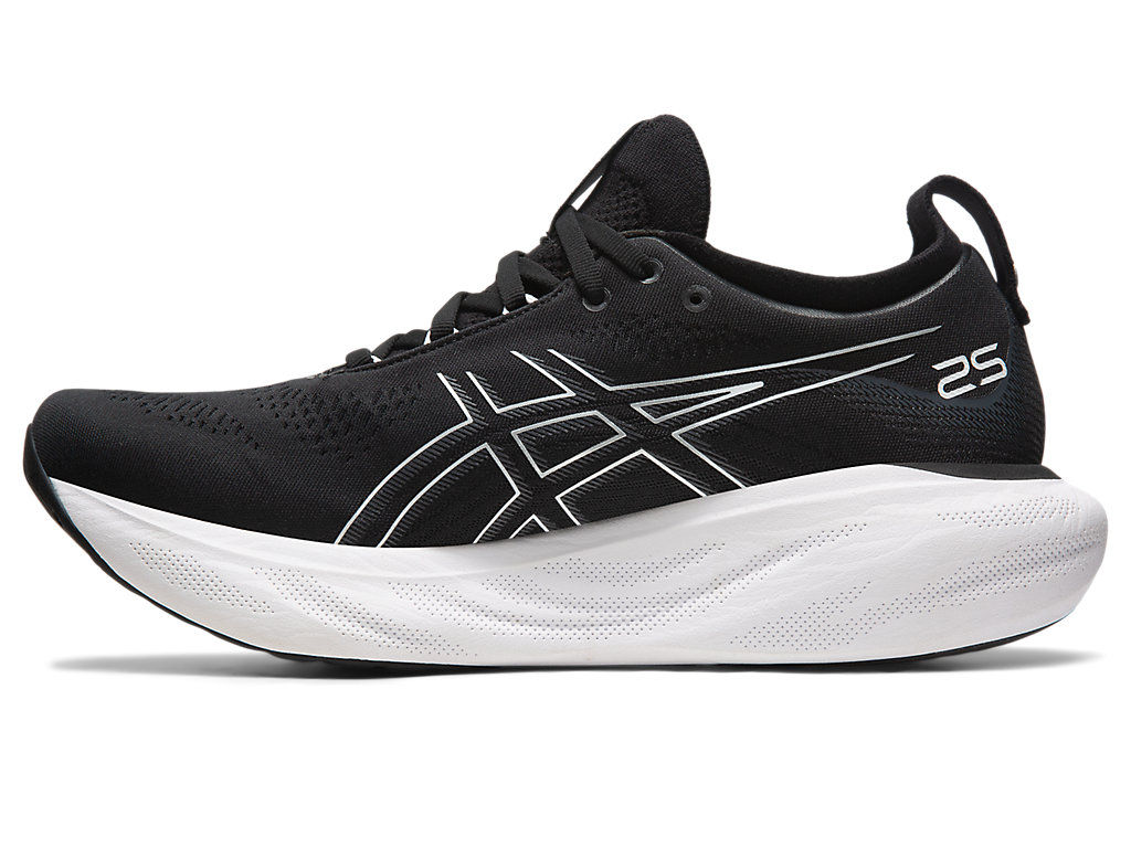 Asics Gel-Nimbus 25 Extra Siroke Topanky Running Shoes Panske Čierne Strieborne | 6728-ACOPI