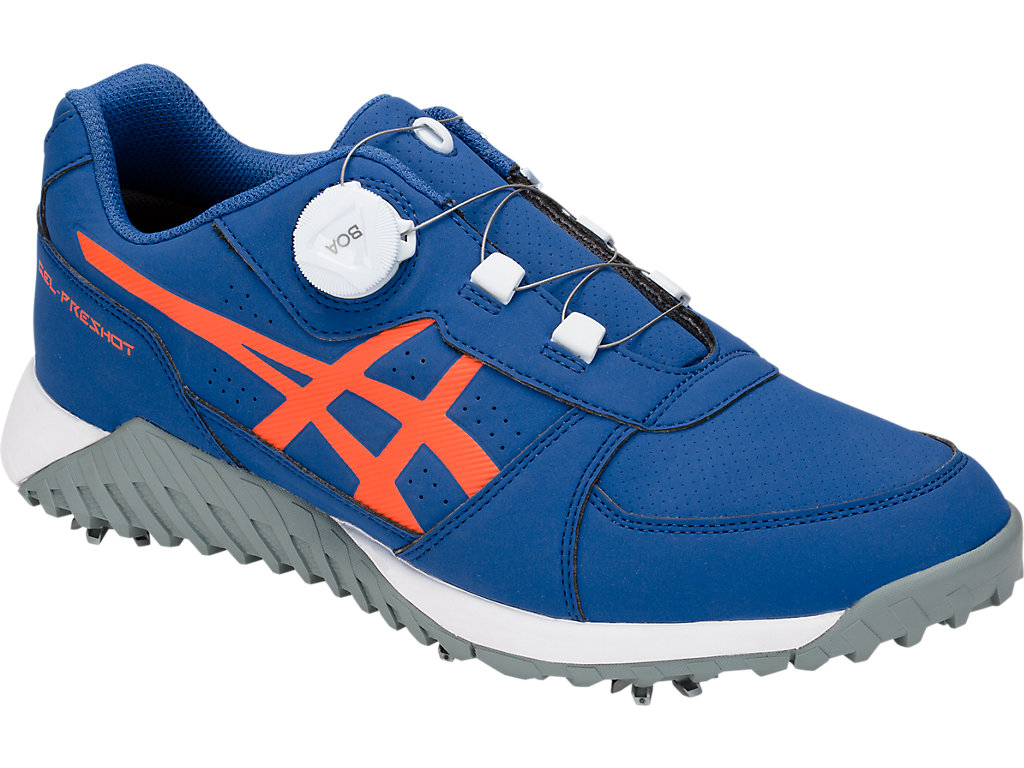 Asics Gel-Preshot Boa Golfove Topanky Panske Kráľovská Modrá Oranžové | 9758-VQIYU