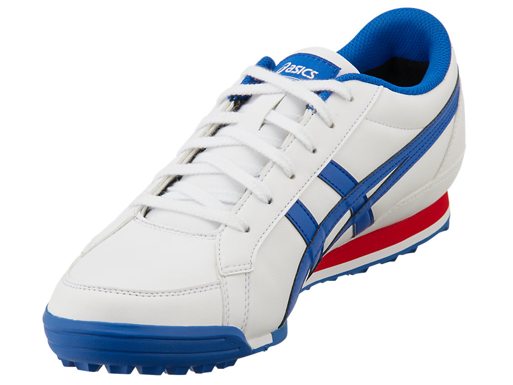 Asics Gel-Preshot Klasické 3 Golfove Topanky Panske Biele Kráľovská Modrá | 3604-FBESO