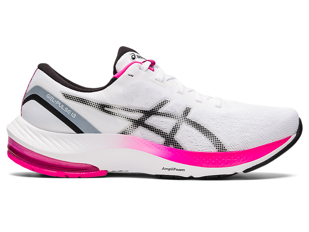 Asics Gel-Pulse 13 Vychadzkove Topanky Damske Biele Čierne | 1628-HTMIE