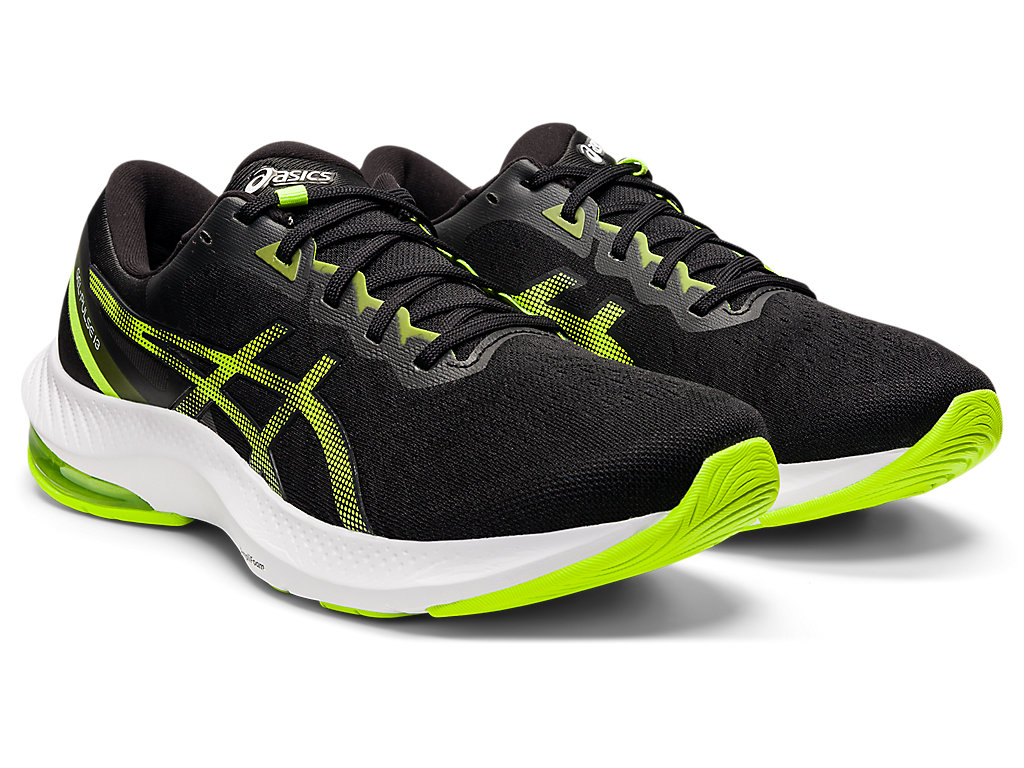 Asics Gel-Pulse 13 Vychadzkove Topanky Panske Čierne Zelene | 2317-LGZOC