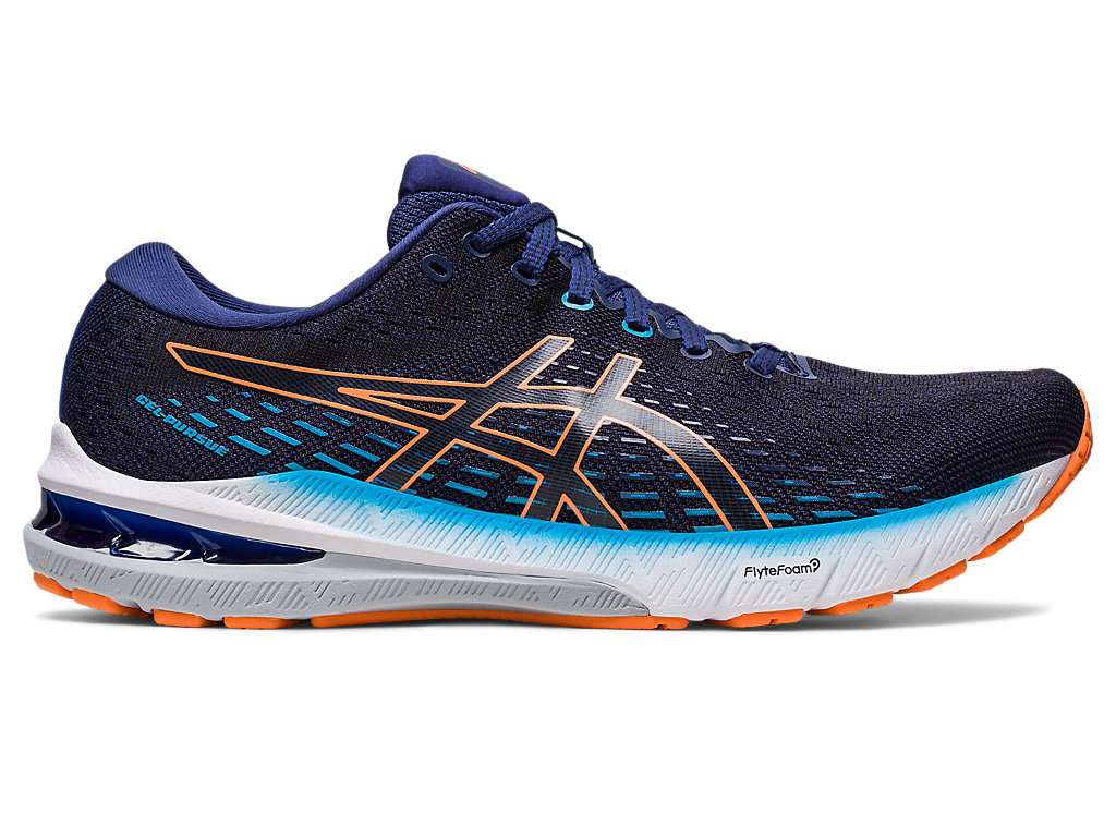 Asics Gel-Pursue 8 Running Shoes Panske Indigo Modre Oranžové | 8316-OAXHG