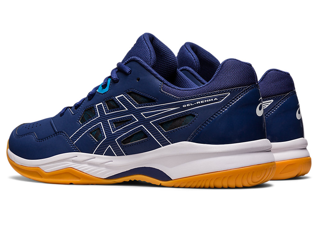 Asics Gel-Renma Tenisove Tenisky Panske Indigo Modre Biele | 2861-VPUJO