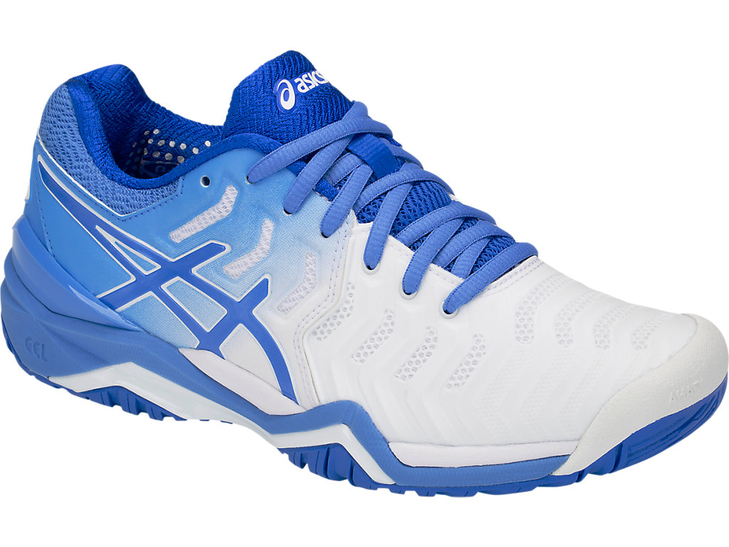 Asics Gel-Resolution 7 Tenisove Tenisky Damske Biele Modre | 3607-BOKCI