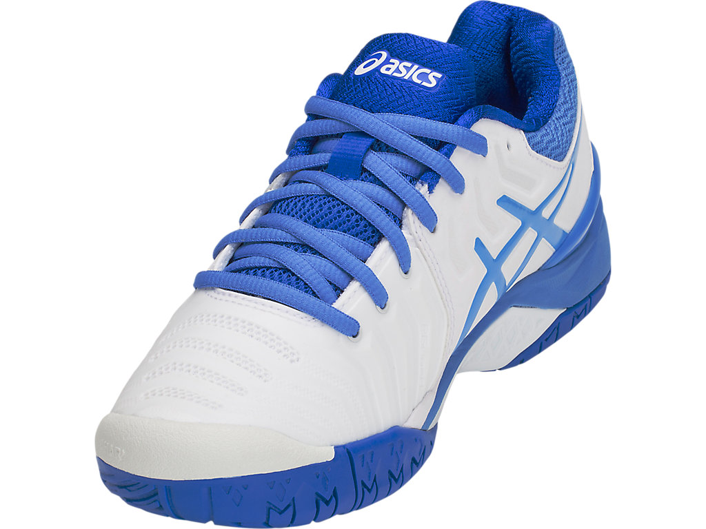 Asics Gel-Resolution 7 Tenisove Tenisky Damske Biele Modre | 3607-BOKCI