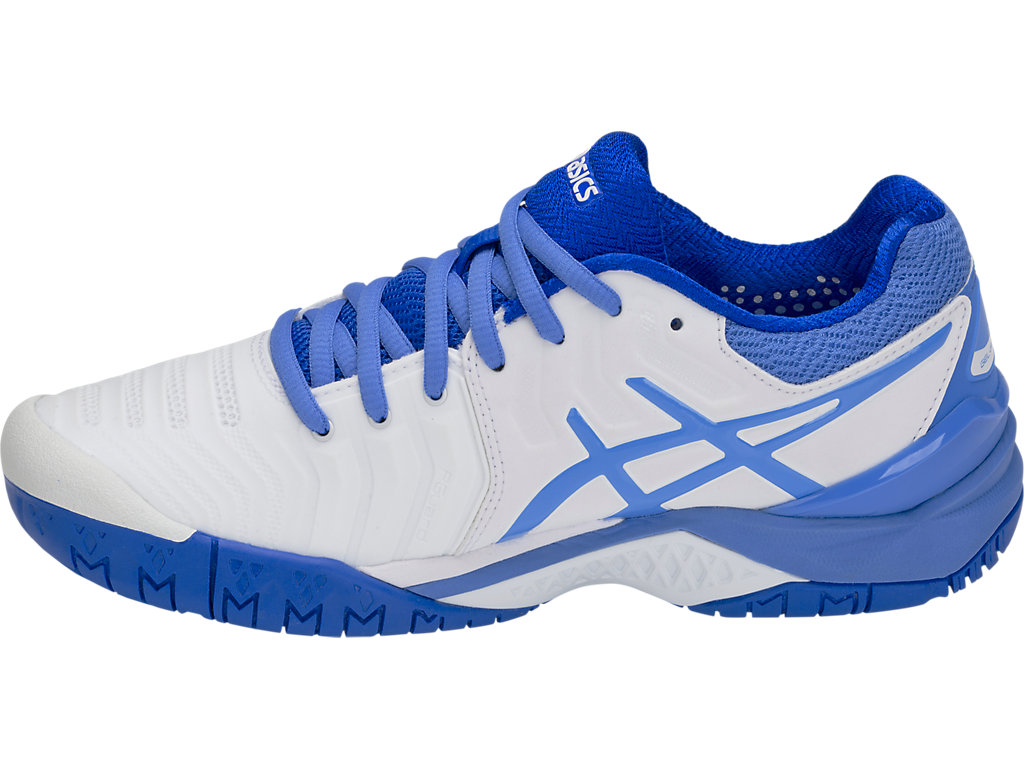 Asics Gel-Resolution 7 Tenisove Tenisky Damske Biele Modre | 3607-BOKCI