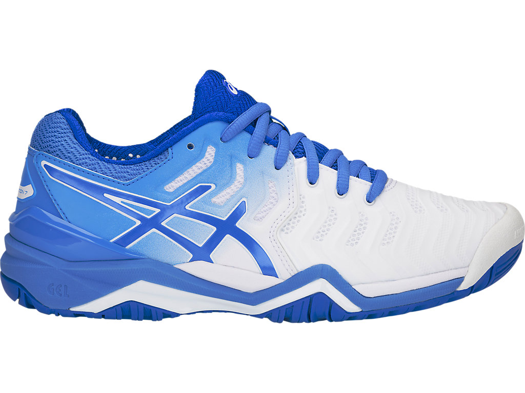 Asics Gel-Resolution 7 Tenisove Tenisky Damske Biele Modre | 3607-BOKCI