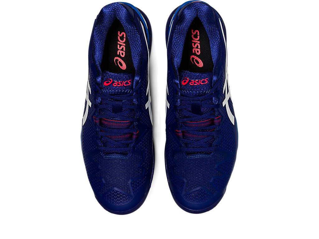 Asics Gel-Resolution 8 (2E) Tenisove Tenisky Panske Modre Biele | 9653-SUZBJ