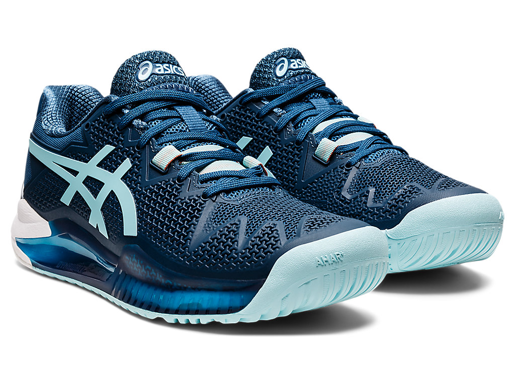 Asics Gel-Resolution 8 (D) Tenisove Tenisky Damske Svetlo Indigo Modre | 4812-PRODH