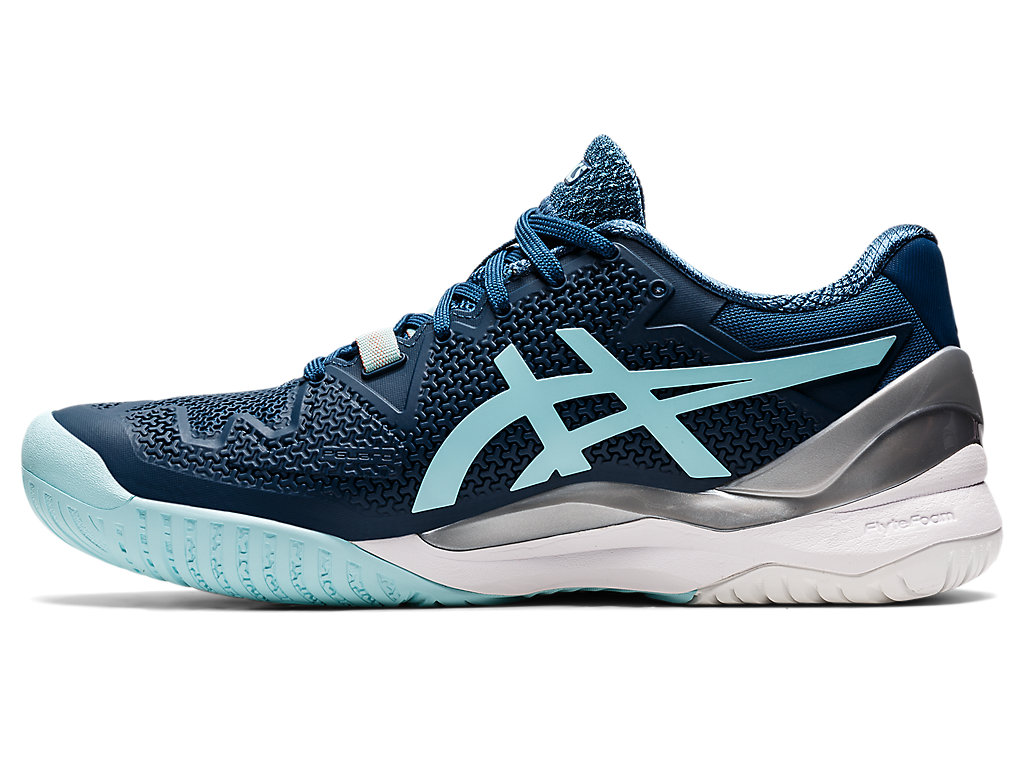 Asics Gel-Resolution 8 (D) Tenisove Tenisky Damske Svetlo Indigo Modre | 4812-PRODH