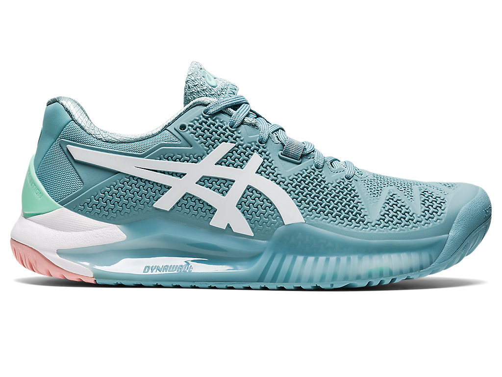 Asics Gel-Resolution 8 Tenisove Tenisky Damske Modre Biele | 1283-RYQOM