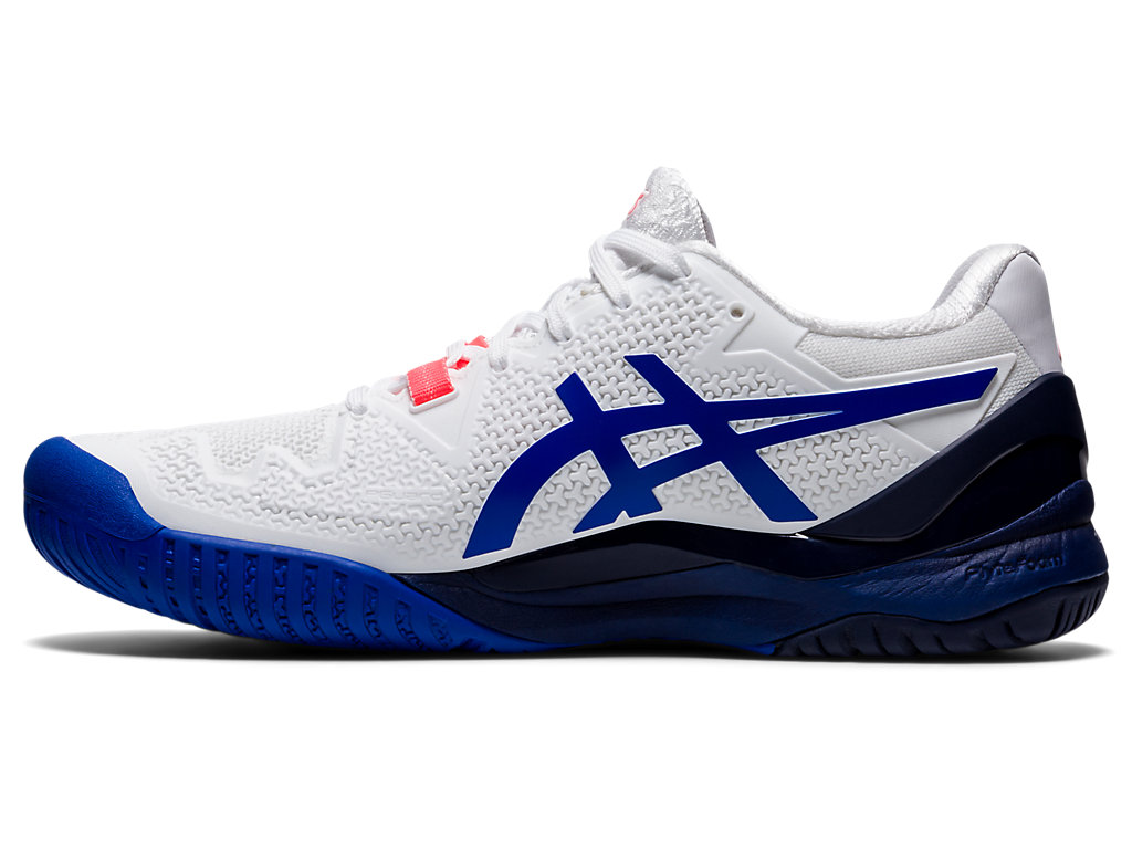 Asics Gel-Resolution 8 Tenisove Tenisky Damske Biele Modre | 4831-BOQUG