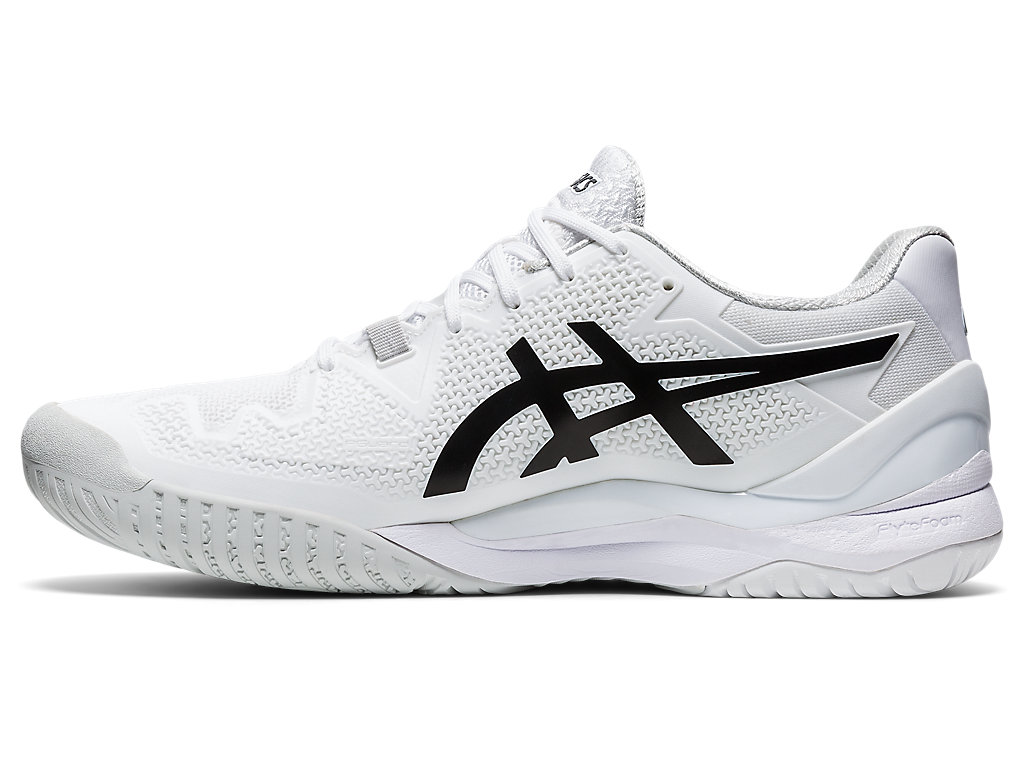 Asics Gel-Resolution 8 Tenisove Tenisky Panske Biele Čierne | 5624-JIFQG