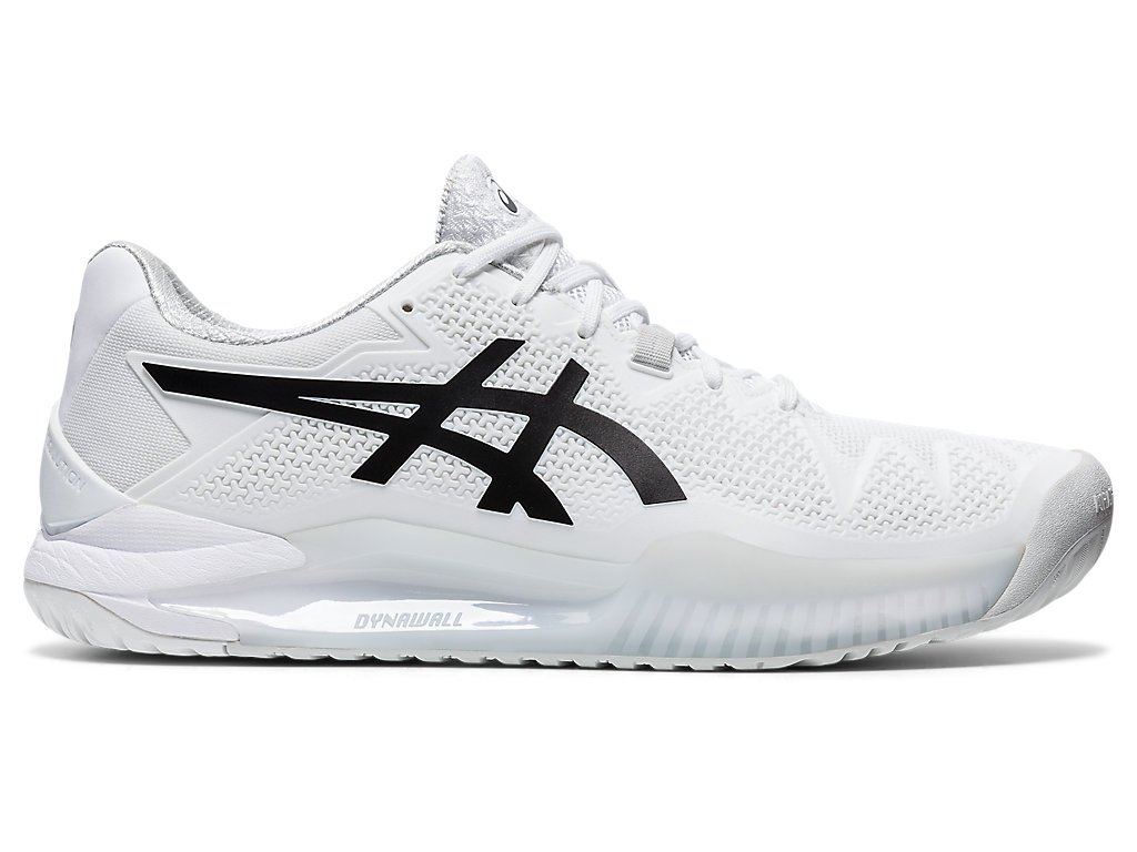 Asics Gel-Resolution 8 Tenisove Tenisky Panske Biele Čierne | 5624-JIFQG