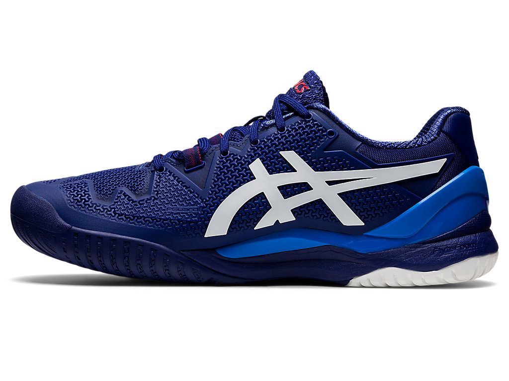 Asics Gel-Resolution 8 Tenisove Tenisky Panske Modre Biele | 7351-XSKEA