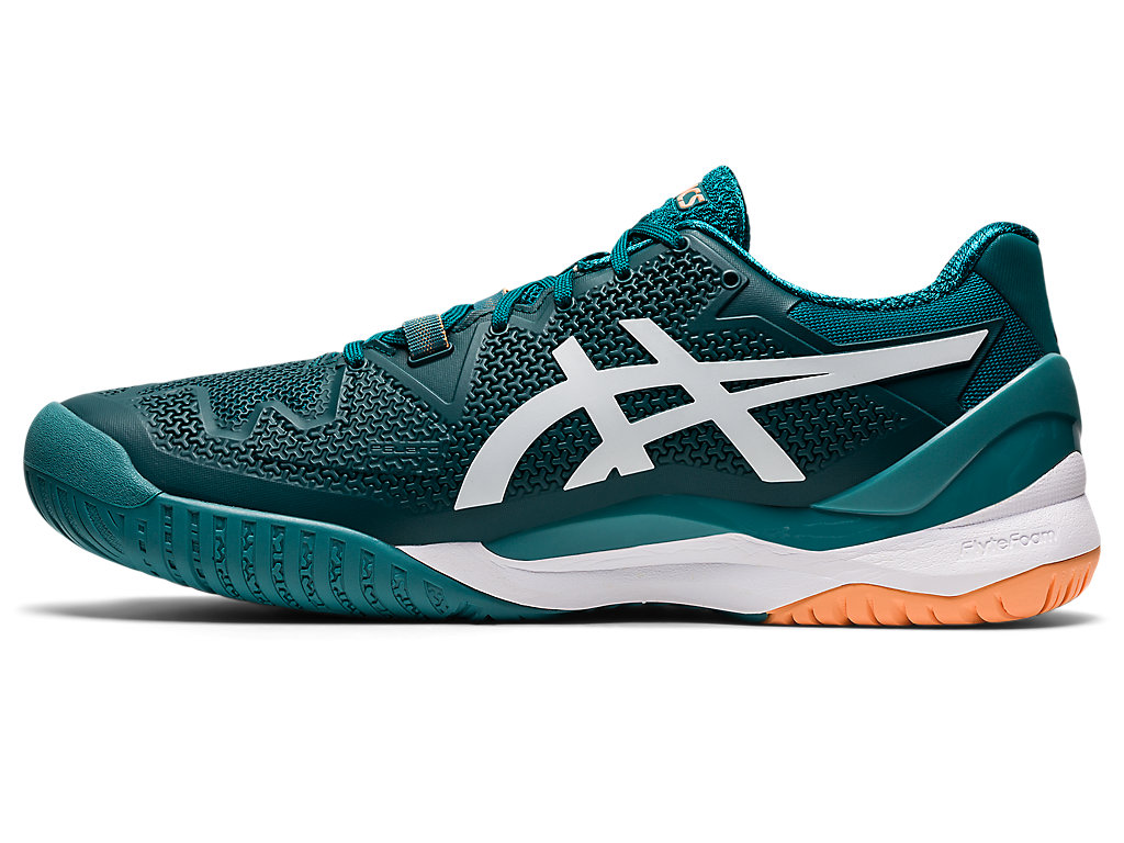 Asics Gel-Resolution 8 Tenisove Tenisky Panske Tmavo Zelene Biele | 8219-TIZWN